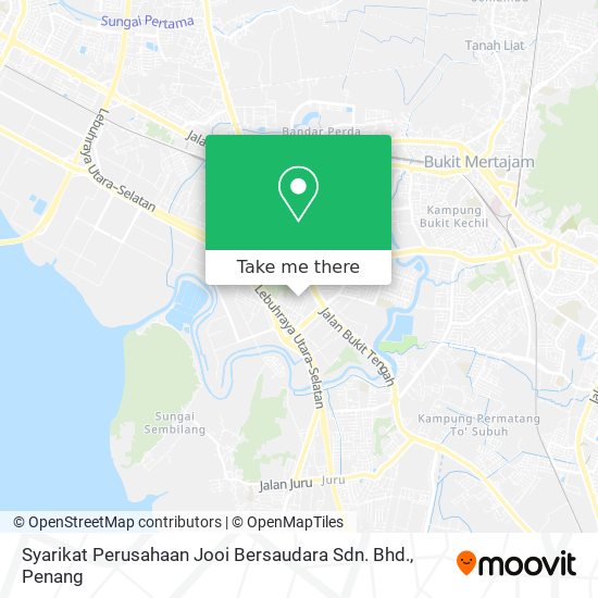 Syarikat Perusahaan Jooi Bersaudara Sdn. Bhd. map