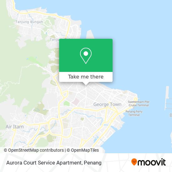 Aurora Court Service Apartment map