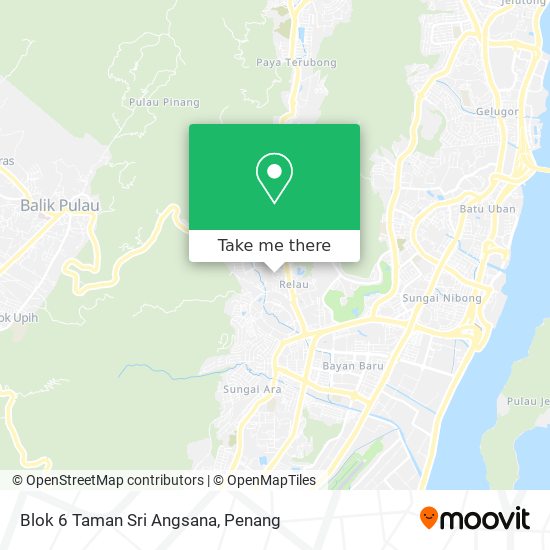 Blok 6 Taman Sri Angsana map