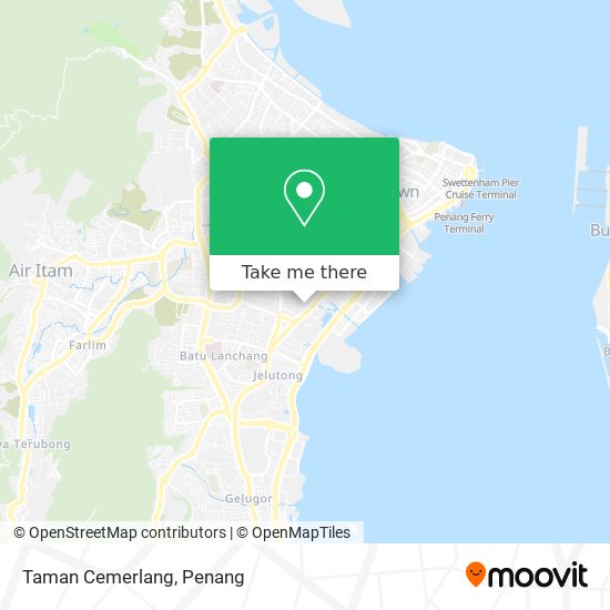 Taman Cemerlang map