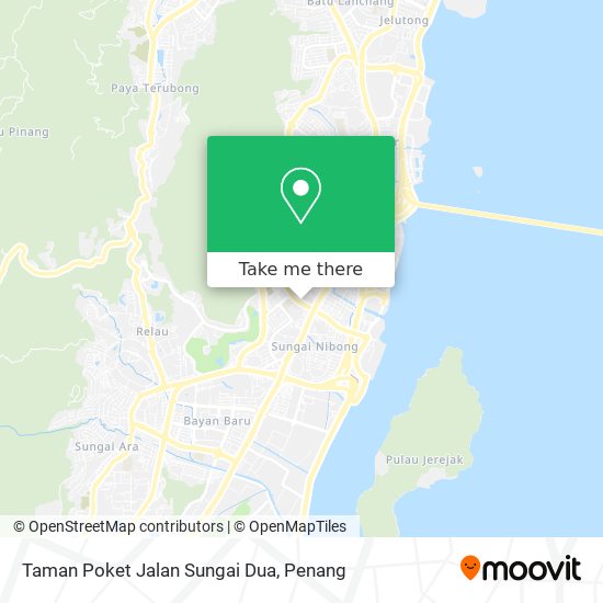 Taman Poket Jalan Sungai Dua map