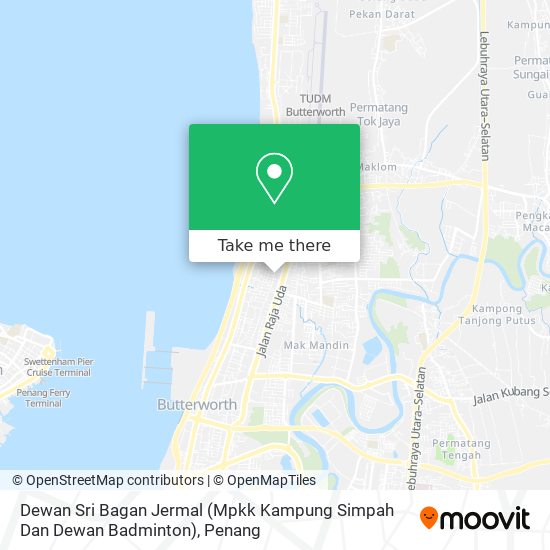 Dewan Sri Bagan Jermal (Mpkk Kampung Simpah Dan Dewan Badminton) map