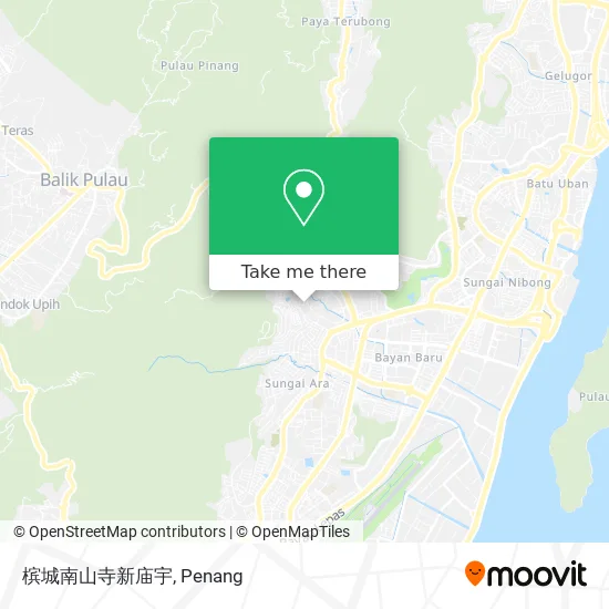 槟城南山寺新庙宇 map