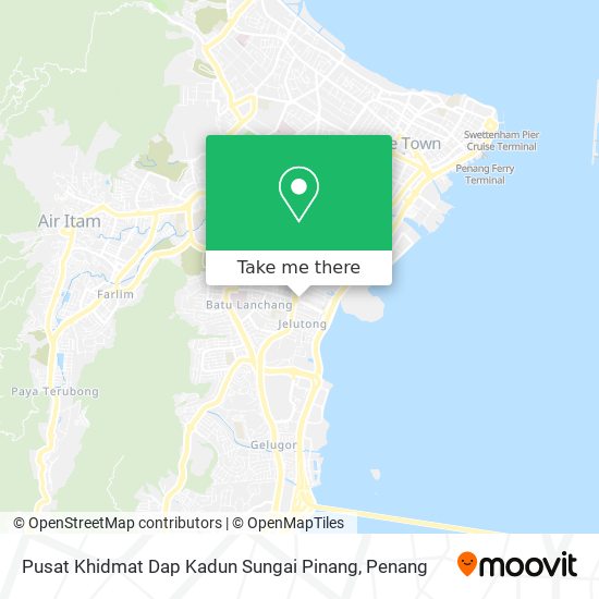 Peta Pusat Khidmat Dap Kadun Sungai Pinang