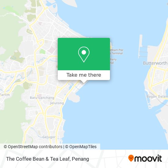 The Coffee Bean & Tea Leaf map