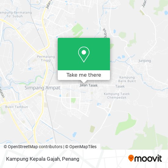 Kampung Kepala Gajah map