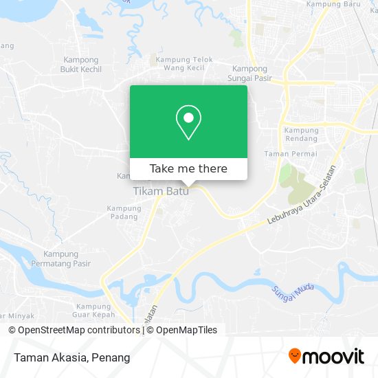 Taman Akasia map