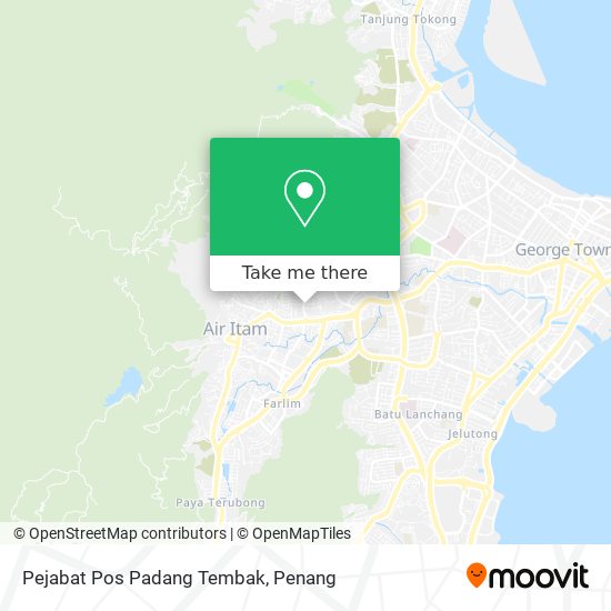 Peta Pejabat Pos Padang Tembak