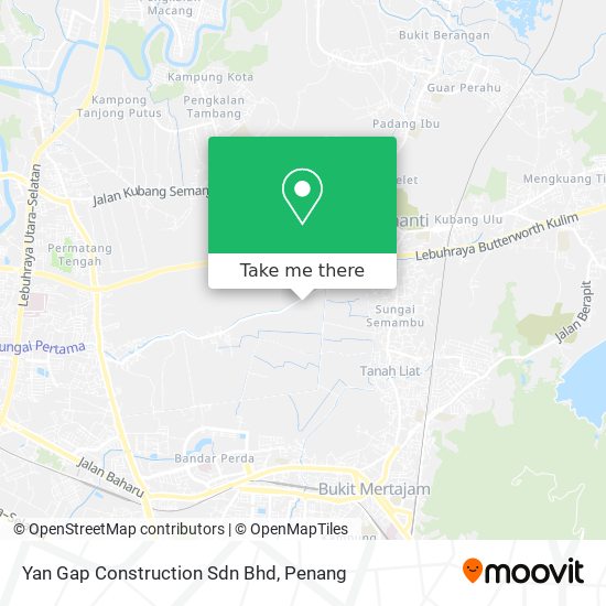 Yan Gap Construction Sdn Bhd map