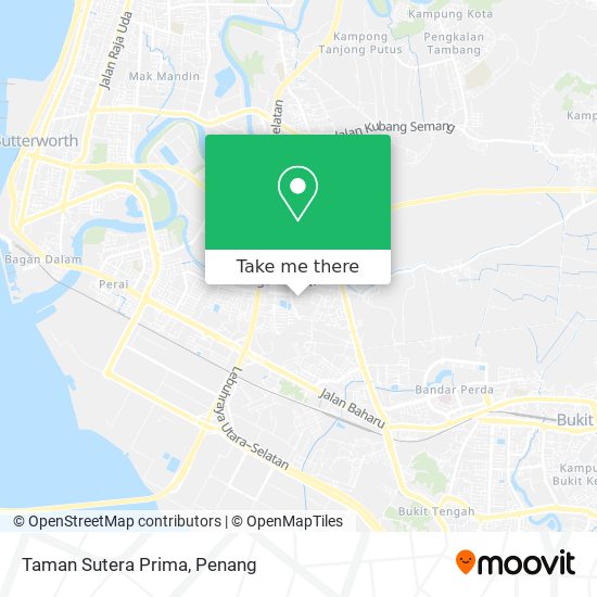 Peta Taman Sutera Prima