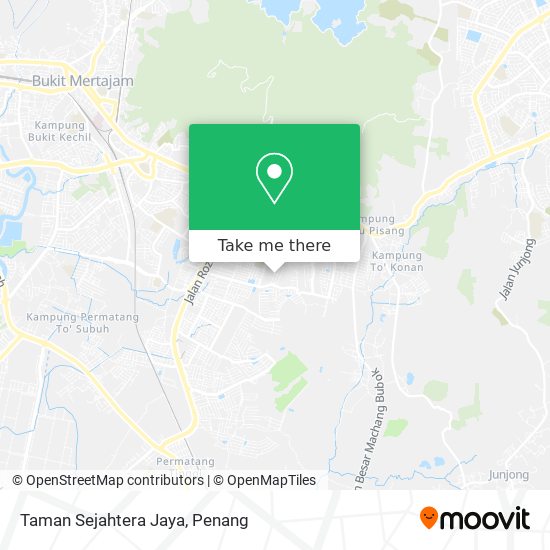 Peta Taman Sejahtera Jaya