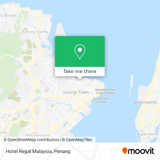 Hotel Regal Malaysia map