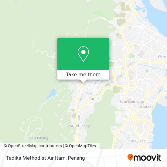 Tadika Methodist Air Itam map