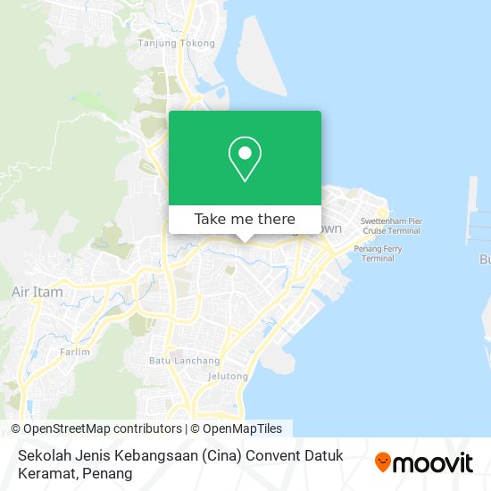 Peta Sekolah Jenis Kebangsaan (Cina) Convent Datuk Keramat