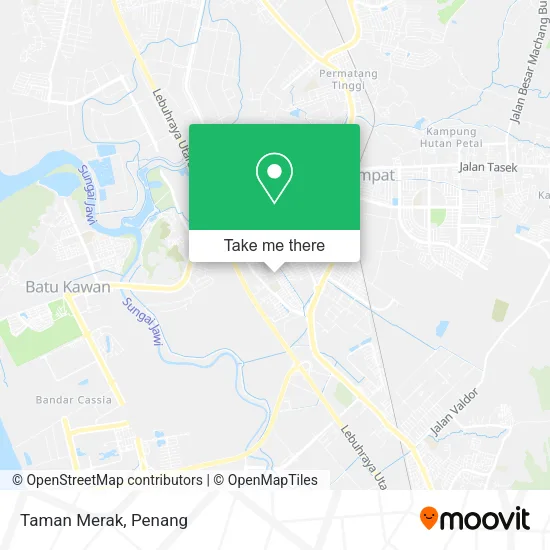Peta Taman Merak