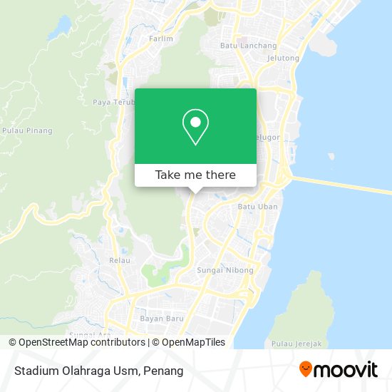 Peta Stadium Olahraga Usm