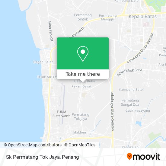 Sk Permatang Tok Jaya map