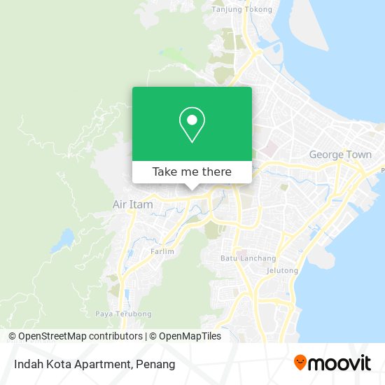 Indah Kota Apartment map