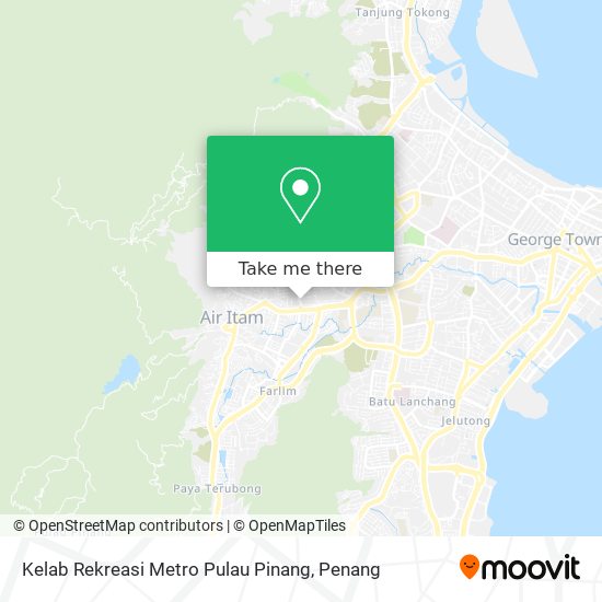 Kelab Rekreasi Metro Pulau Pinang map