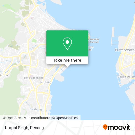 Karpal Singh map