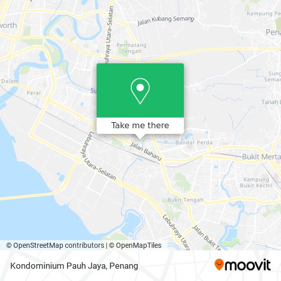 Peta Kondominium Pauh Jaya