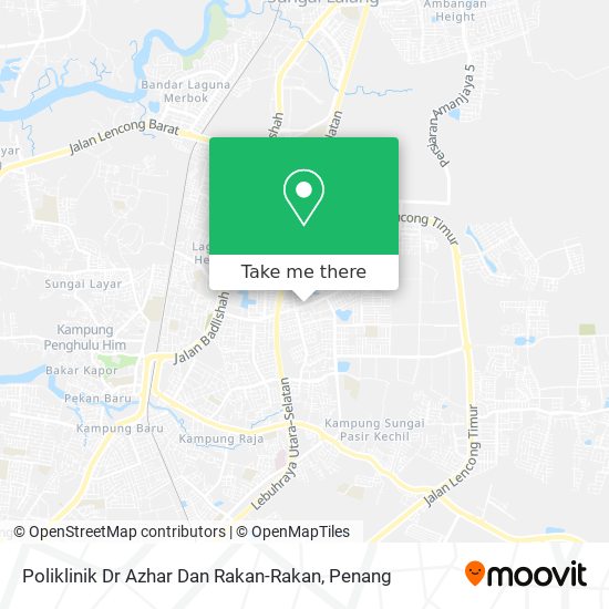 Peta Poliklinik Dr Azhar Dan Rakan-Rakan
