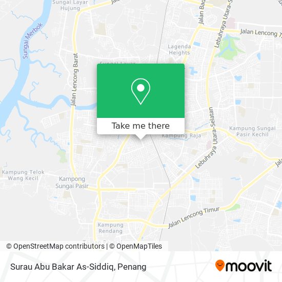 Surau Abu Bakar As-Siddiq map