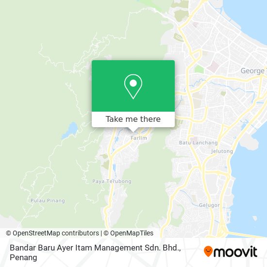 Bandar Baru Ayer Itam Management Sdn. Bhd. map