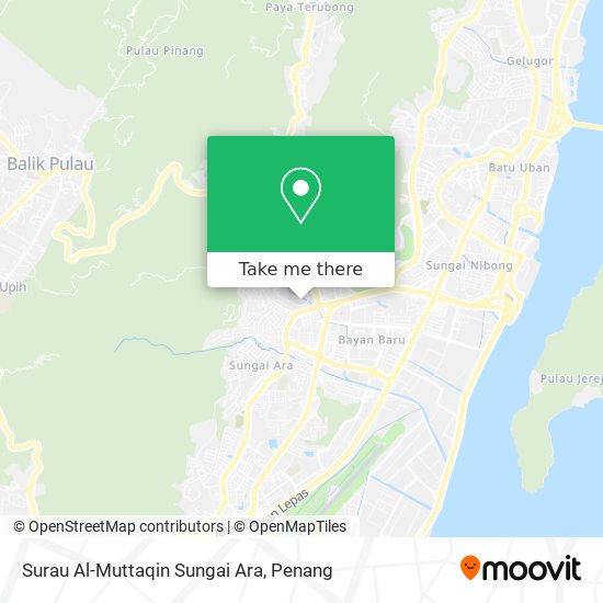 Surau Al-Muttaqin Sungai Ara map