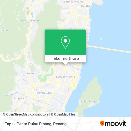 Tapak Pesta Pulau Pinang map