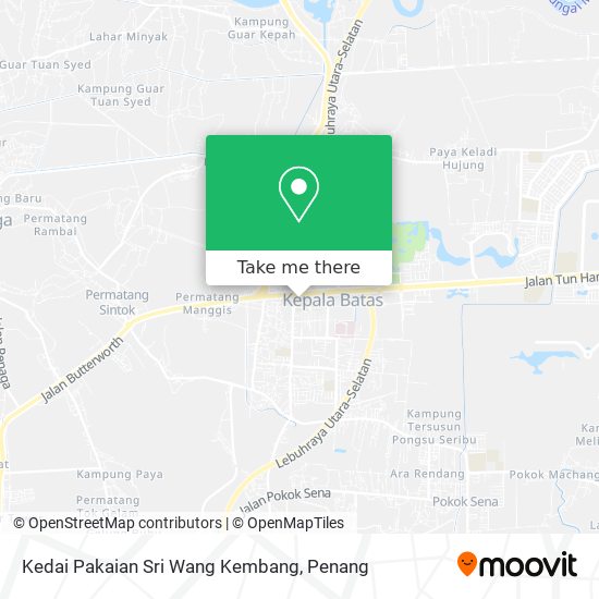 Kedai Pakaian Sri Wang Kembang map