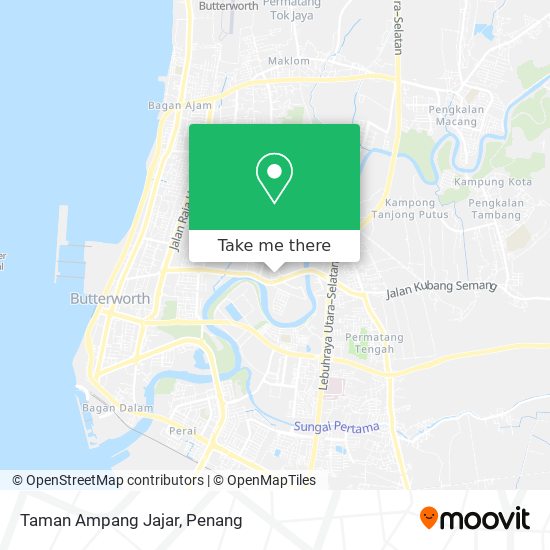 Peta Taman Ampang Jajar
