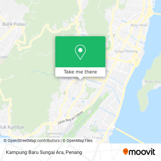 Peta Kampung Baru Sungai Ara