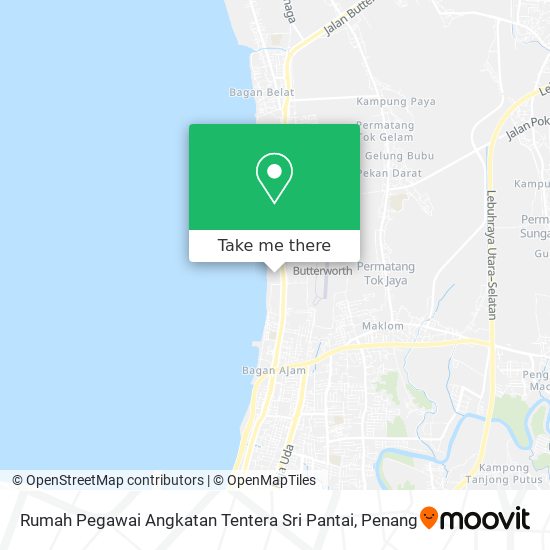 Peta Rumah Pegawai Angkatan Tentera Sri Pantai