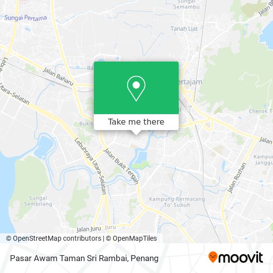 Pasar Awam Taman Sri Rambai map