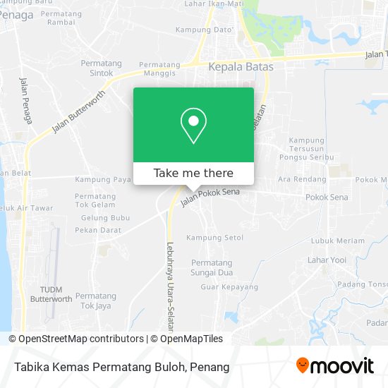 Tabika Kemas Permatang Buloh map