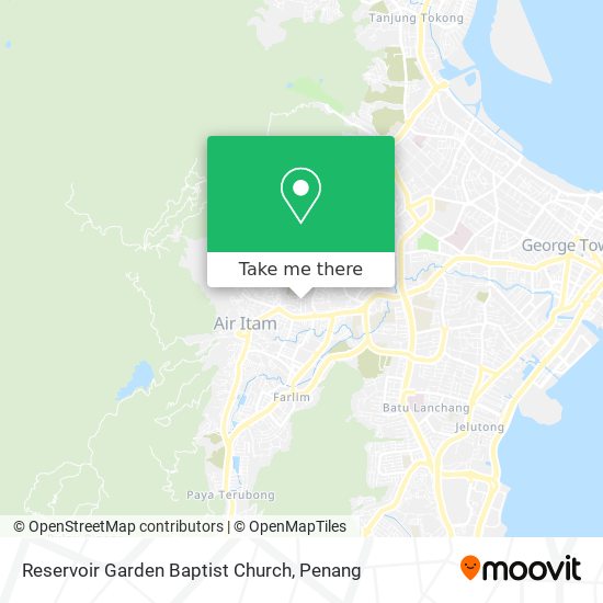 Reservoir Garden Baptist Church map