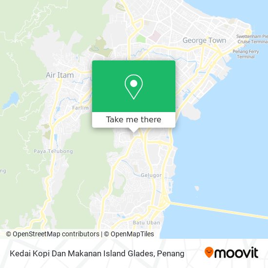 Peta Kedai Kopi Dan Makanan Island Glades