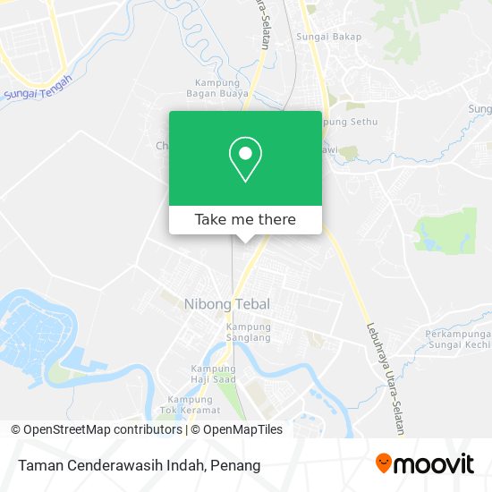 Peta Taman Cenderawasih Indah