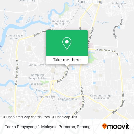 Peta Taska Penyayang 1 Malaysia Purnama