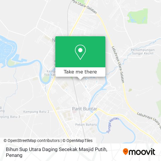 Bihun Sup Utara Daging Secekak Masjid Putih map