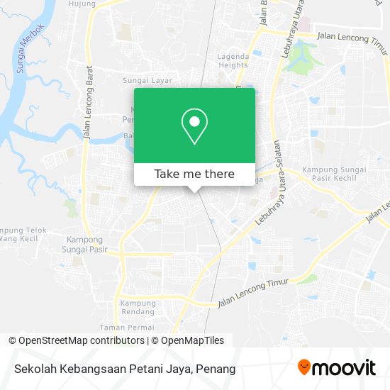 Sekolah Kebangsaan Petani Jaya map