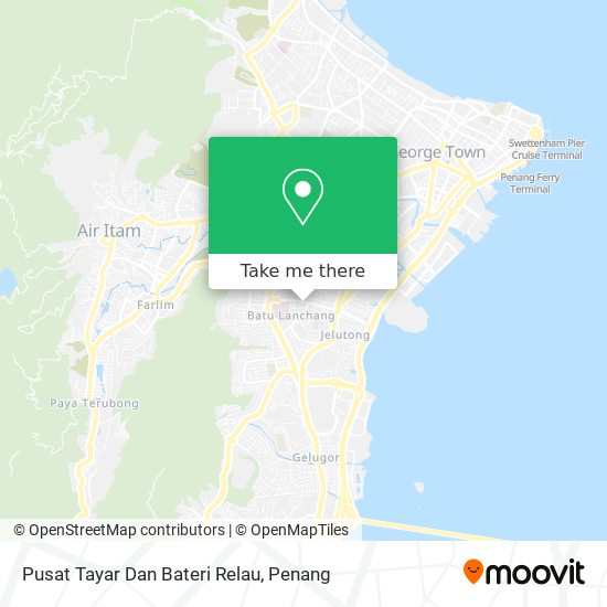 Pusat Tayar Dan Bateri Relau map