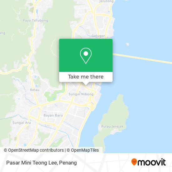 Peta Pasar Mini Teong Lee