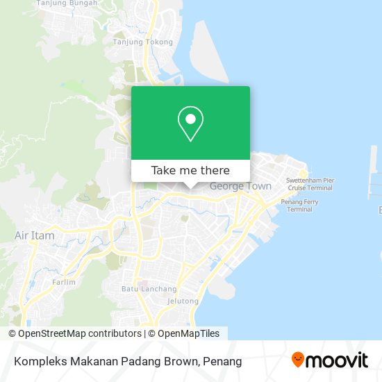 Kompleks Makanan Padang Brown map