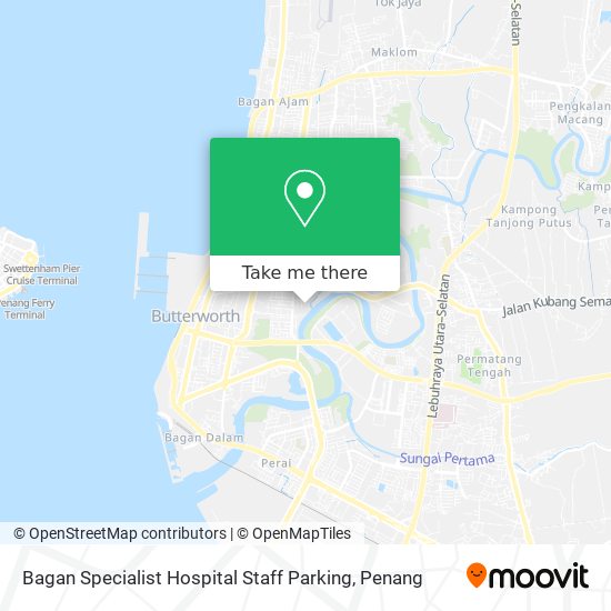 Peta Bagan Specialist Hospital Staff Parking