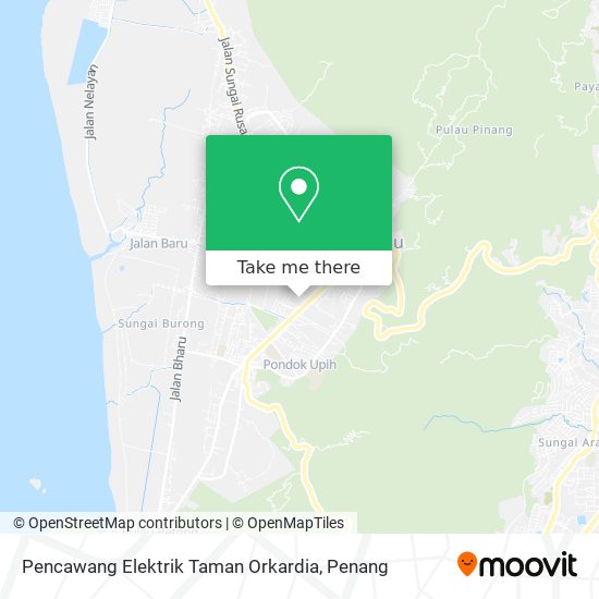 Pencawang Elektrik Taman Orkardia map
