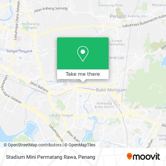 Peta Stadium Mini Permatang Rawa