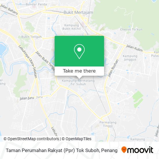 Taman Perumahan Rakyat (Ppr) Tok Suboh map