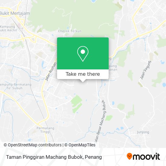 Taman Pinggiran Machang Bubok map